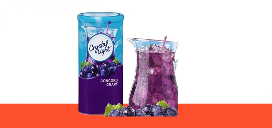 Crystal Light Concord Grape Drink Mix nutrition facts