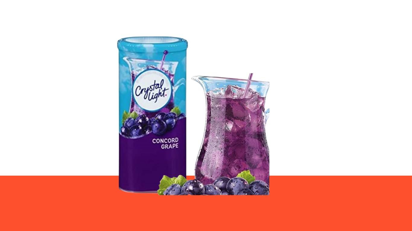 Crystal Light Concord Grape Drink Mix nutrition facts
