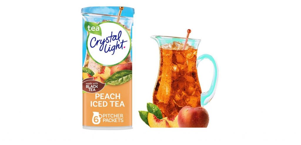 crystal light peach iced tea nutrition facts.