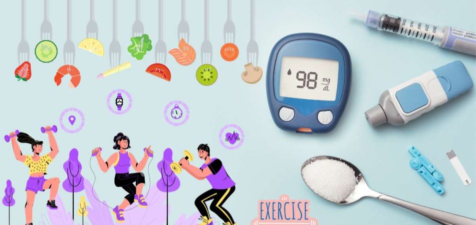 How can I manage my diabetes with diet and exercise?